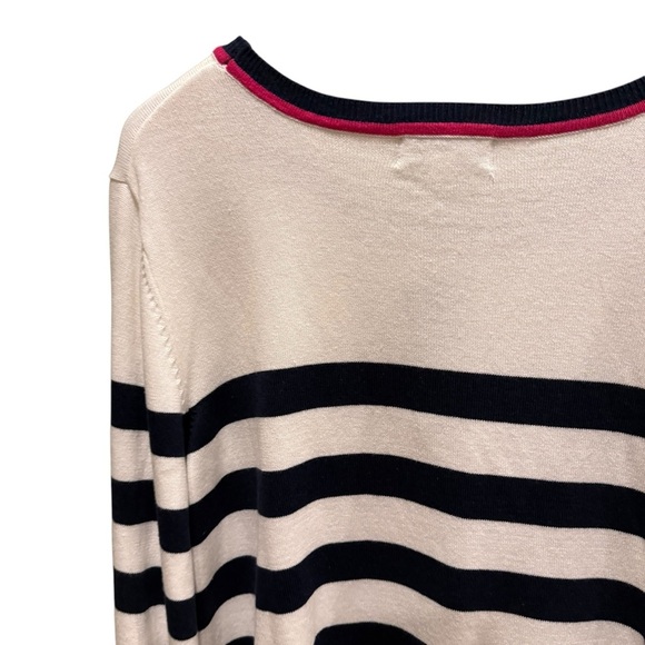 Kim Rogers Womens Intarsia Sweater Pink Sequin Bow Womans Plus 2X Casual Wear - Picture 8 of 11